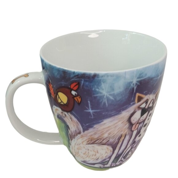 Menagerie Living Arts Funny Dog Mug Cups Set Of Three Excellent Condition - Picture 9 of 16